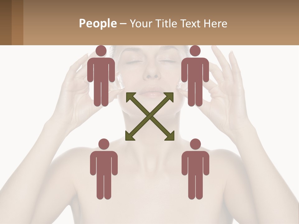 Adult Person Makeup PowerPoint Template