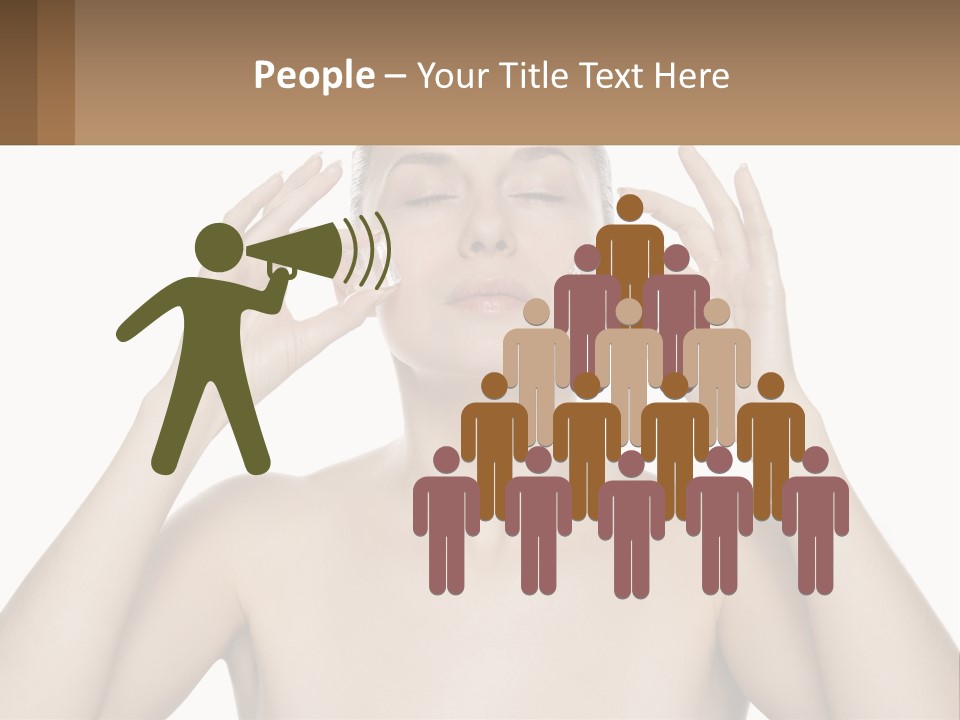 Adult Person Makeup PowerPoint Template