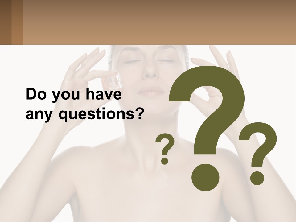 Adult Person Makeup PowerPoint Template