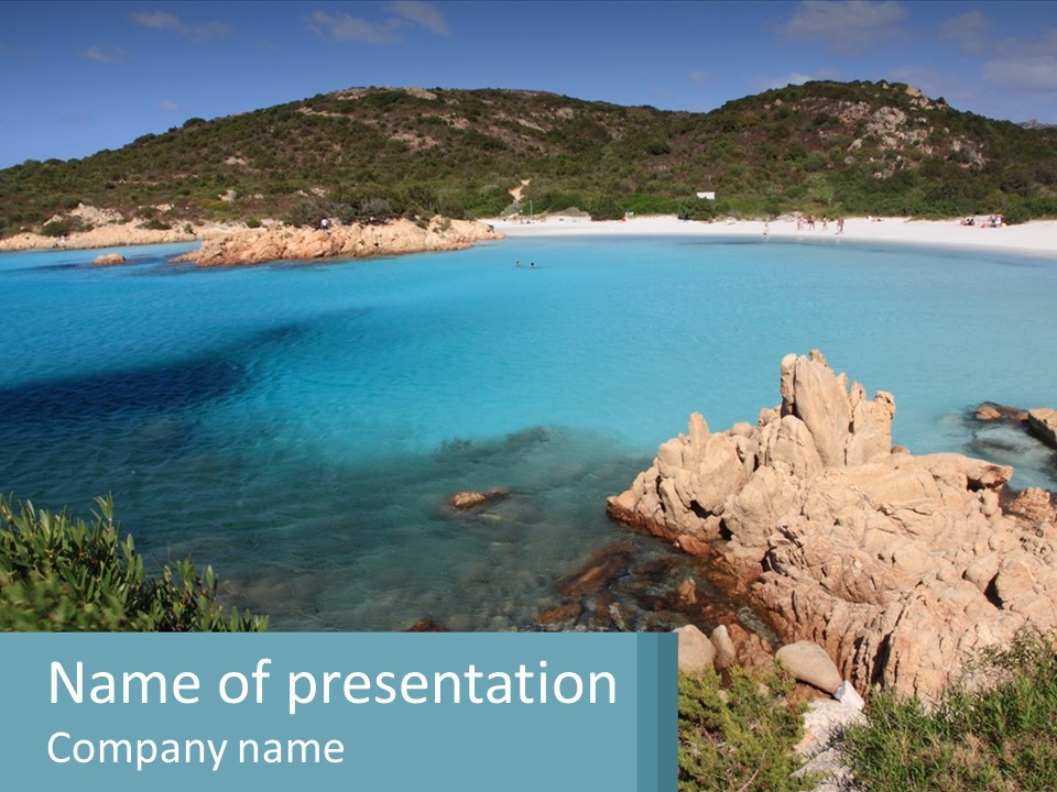 Relax Cove Water PowerPoint Template