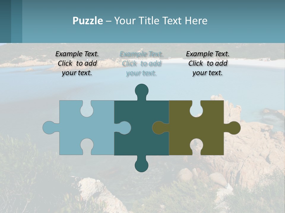 Relax Cove Water PowerPoint Template