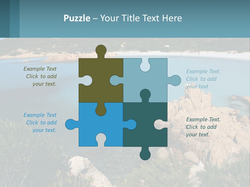 Relax Cove Water PowerPoint Template