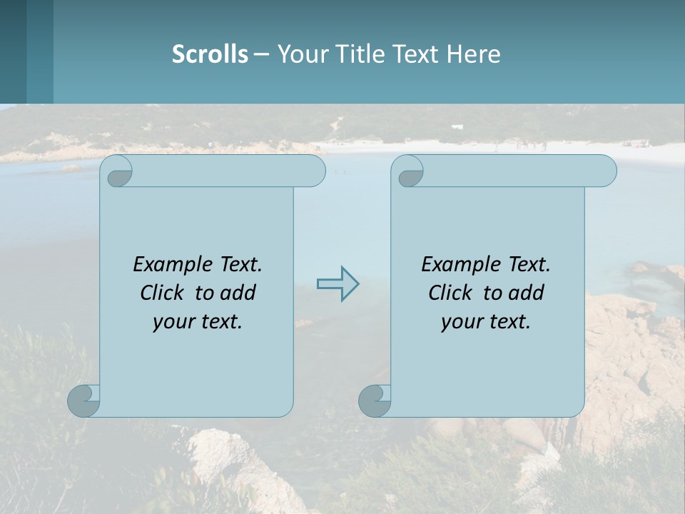 Relax Cove Water PowerPoint Template