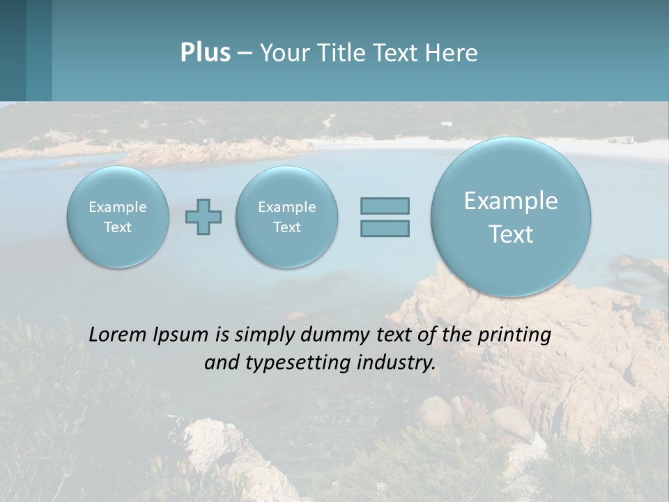 Relax Cove Water PowerPoint Template