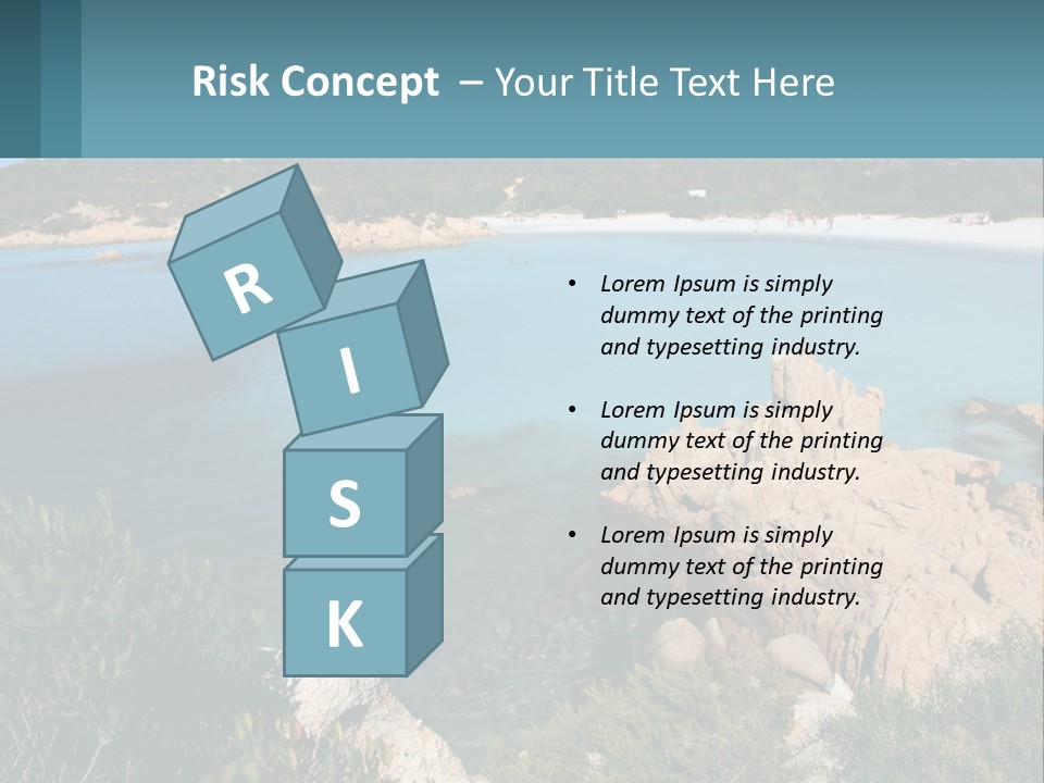 Relax Cove Water PowerPoint Template