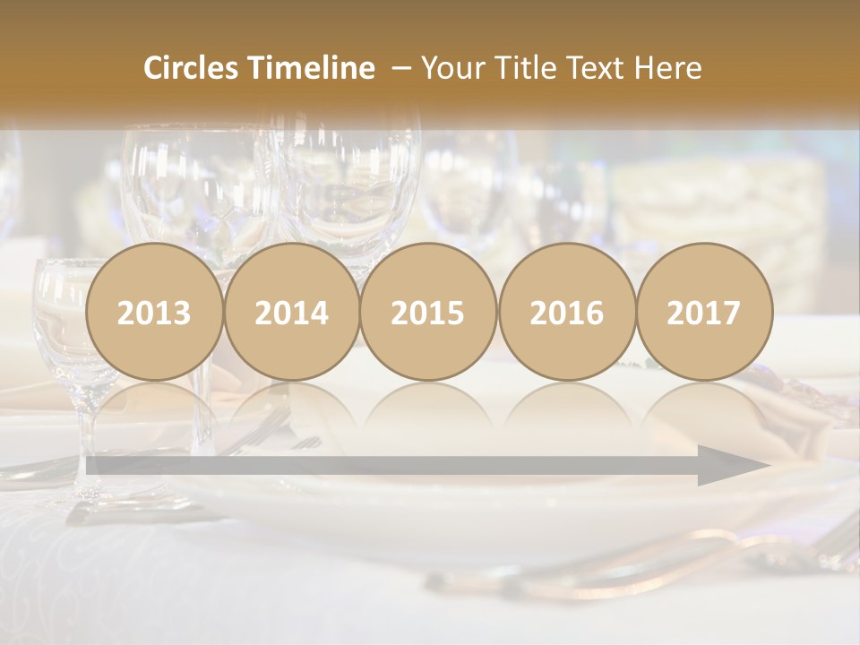 Decoration Large Dinner PowerPoint Template