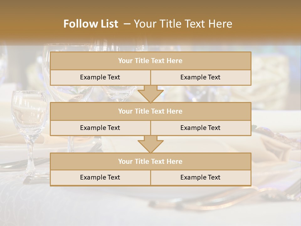 Decoration Large Dinner PowerPoint Template