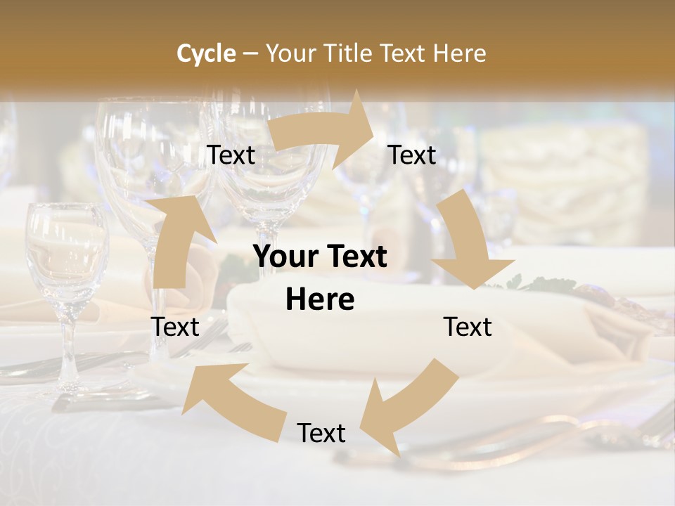 Decoration Large Dinner PowerPoint Template