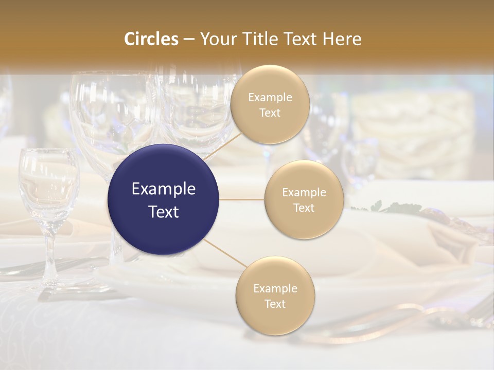 Decoration Large Dinner PowerPoint Template