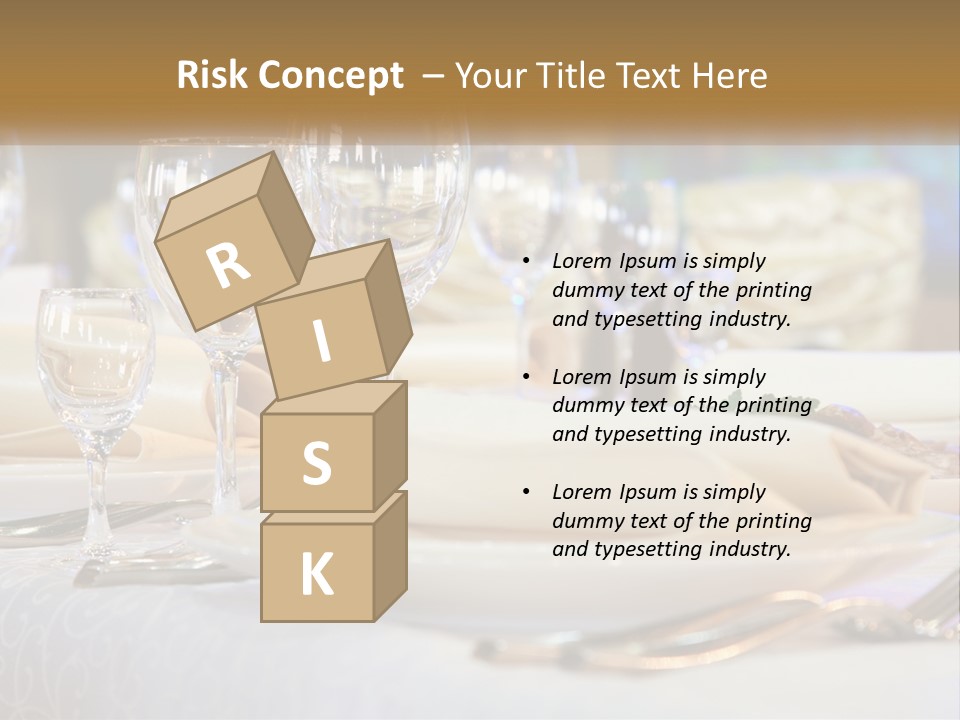 Decoration Large Dinner PowerPoint Template