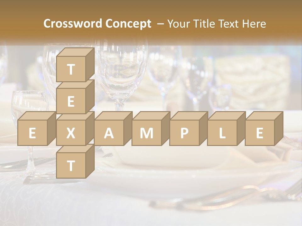 Decoration Large Dinner PowerPoint Template