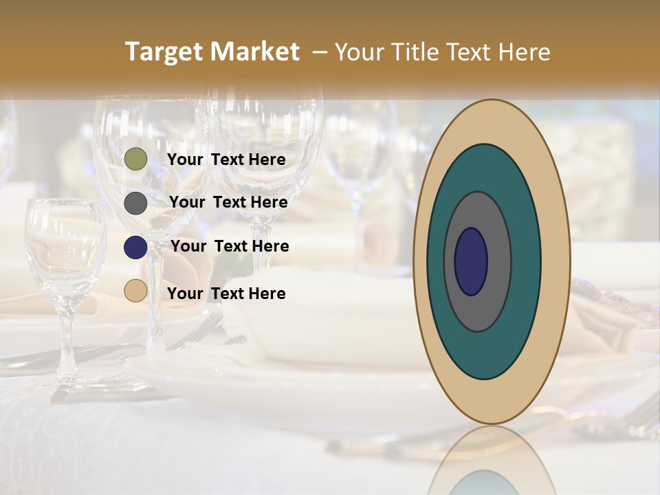 Decoration Large Dinner PowerPoint Template