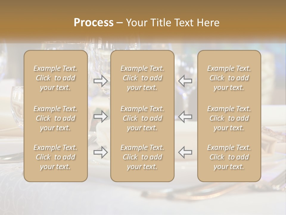 Decoration Large Dinner PowerPoint Template