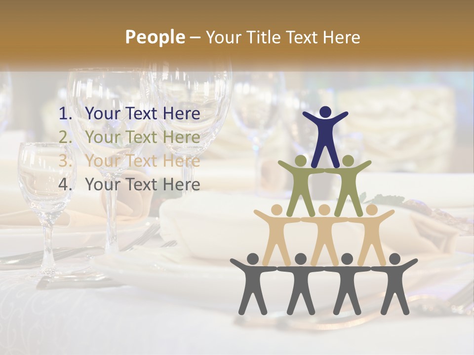 Decoration Large Dinner PowerPoint Template