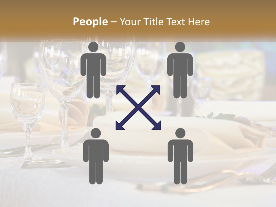 Decoration Large Dinner PowerPoint Template