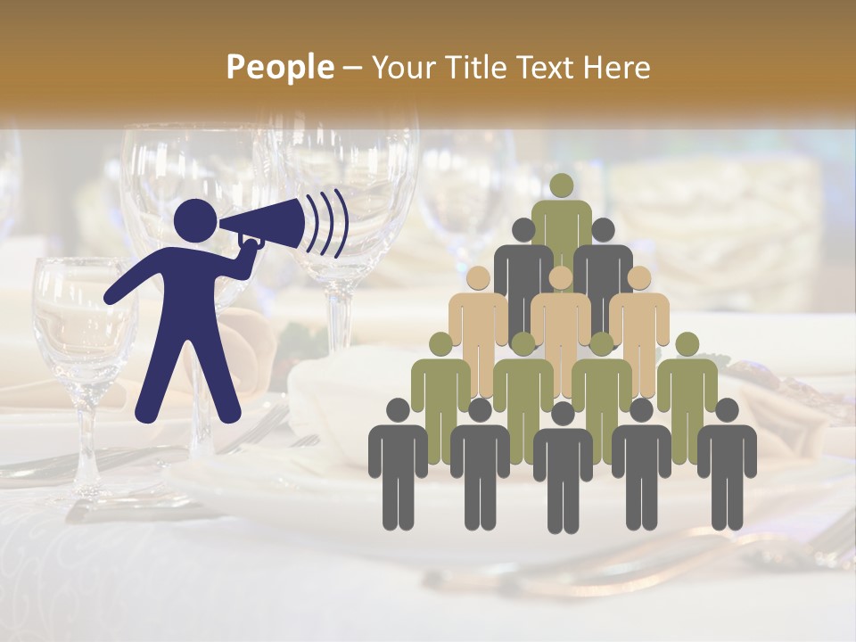 Decoration Large Dinner PowerPoint Template