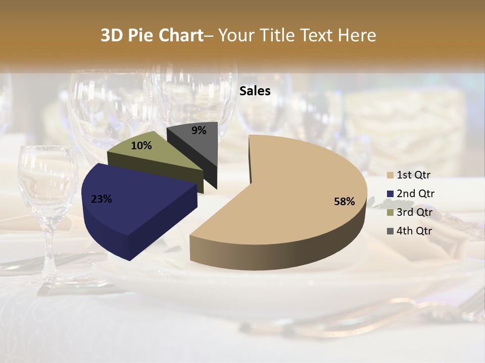 Decoration Large Dinner PowerPoint Template