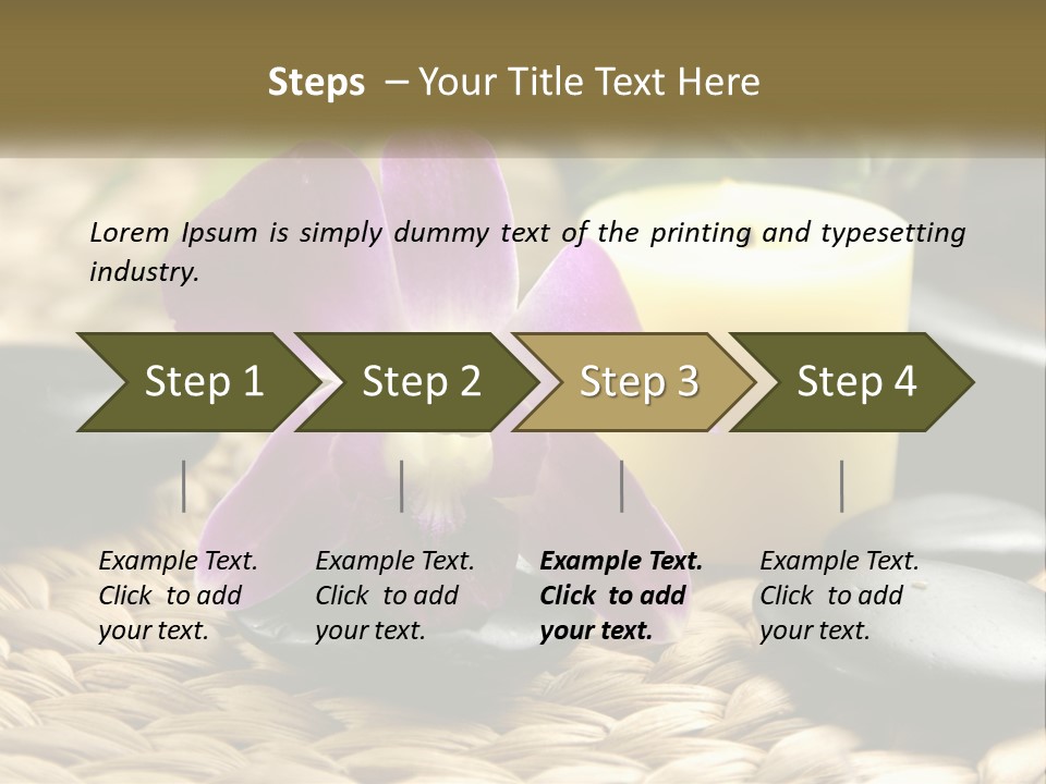 Body Moisturizer Meditation PowerPoint Template