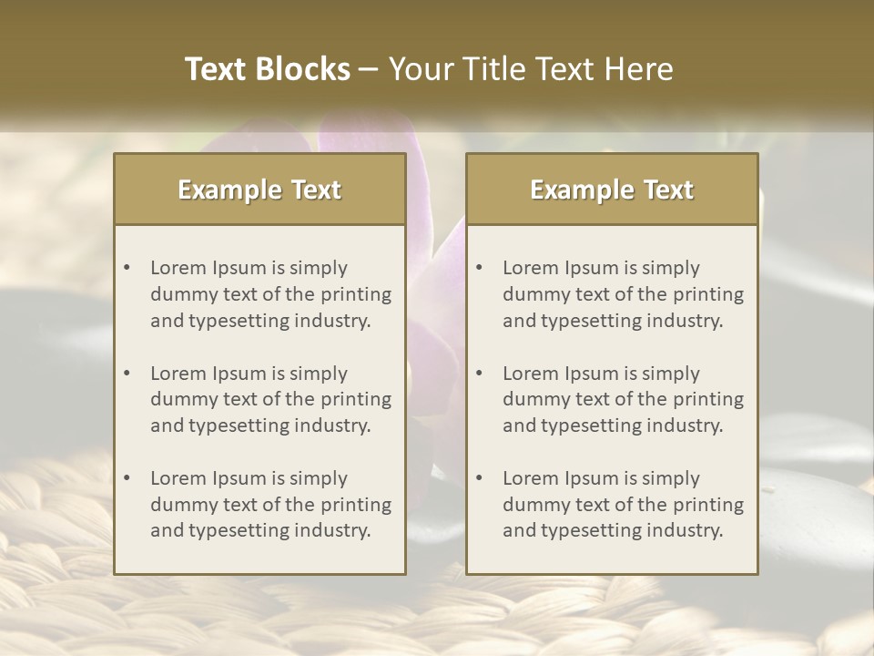 Body Moisturizer Meditation PowerPoint Template