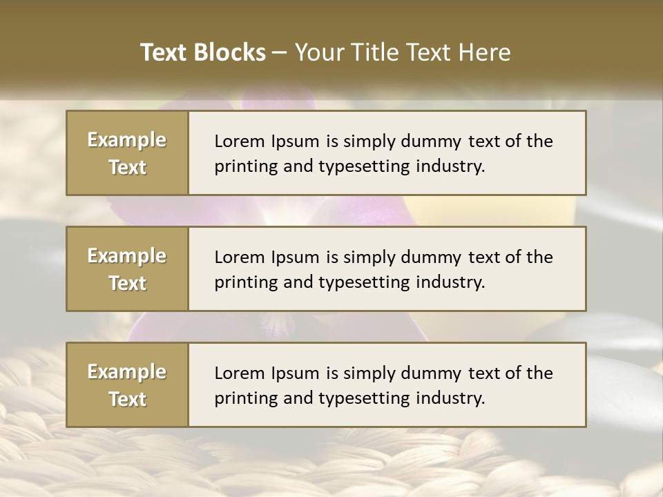 Body Moisturizer Meditation PowerPoint Template