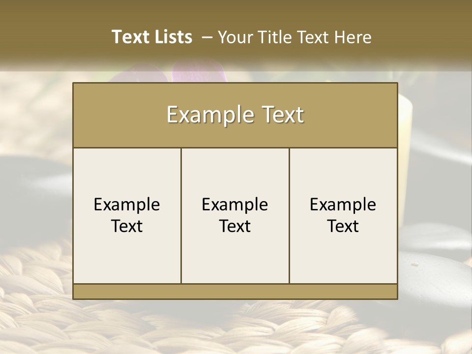 Body Moisturizer Meditation PowerPoint Template