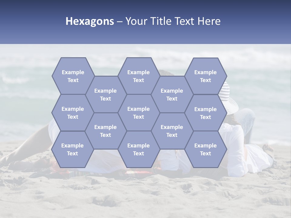 Brunette Adult Food PowerPoint Template