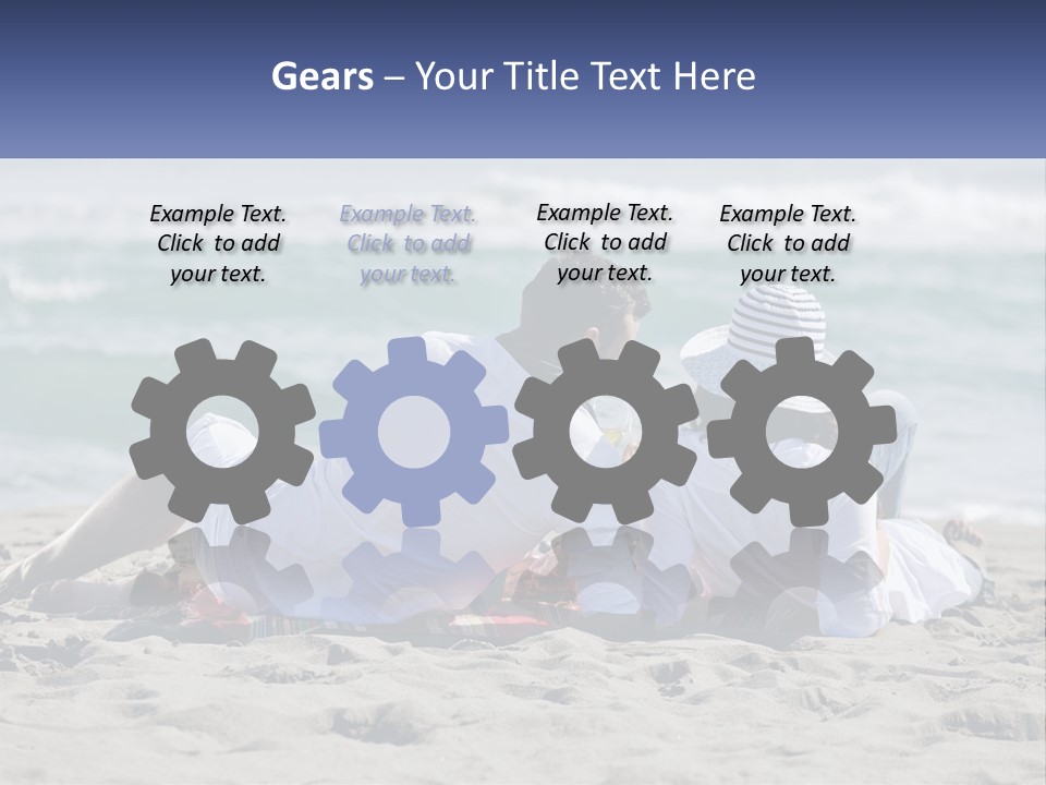 Brunette Adult Food PowerPoint Template