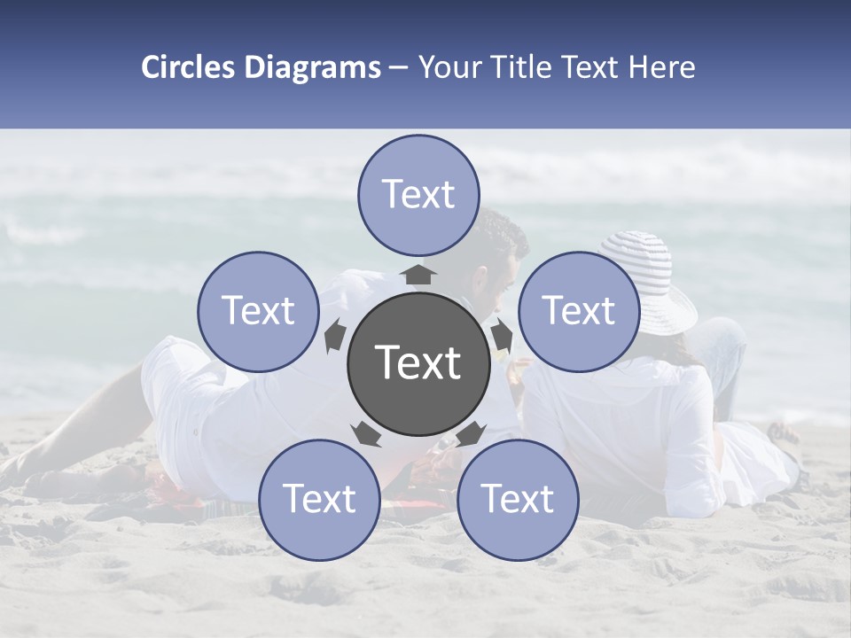 Brunette Adult Food PowerPoint Template