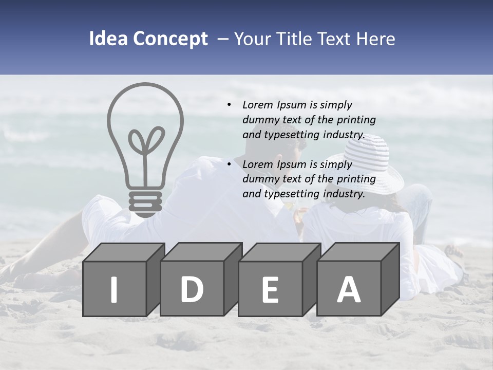 Brunette Adult Food PowerPoint Template