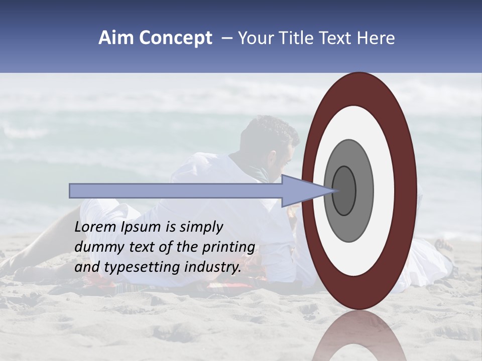 Brunette Adult Food PowerPoint Template