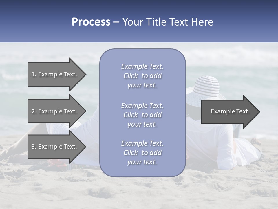 Brunette Adult Food PowerPoint Template