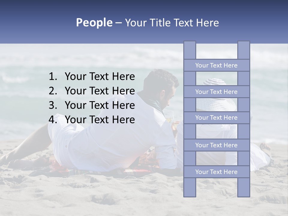 Brunette Adult Food PowerPoint Template