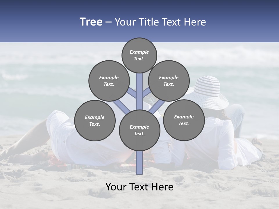 Brunette Adult Food PowerPoint Template