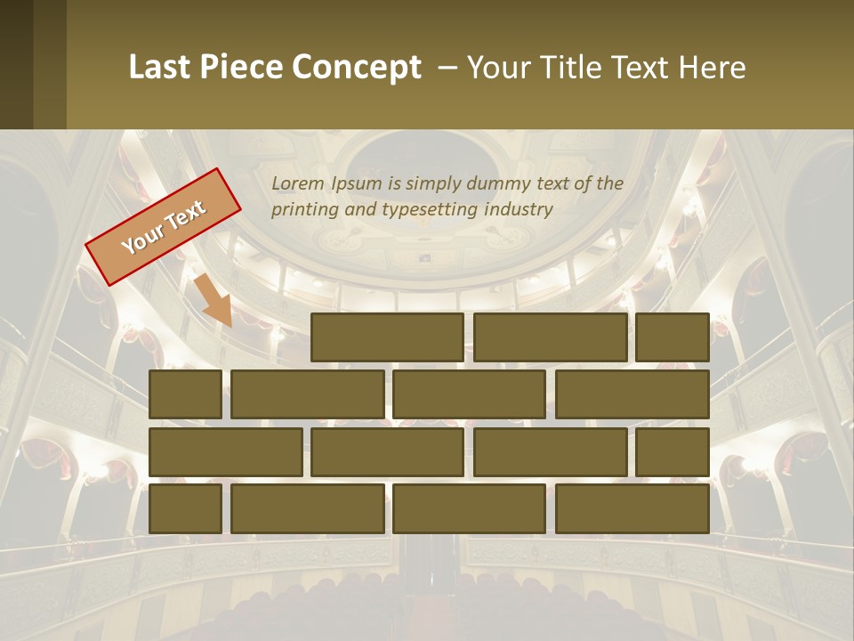 Interior Drama Balcony PowerPoint Template