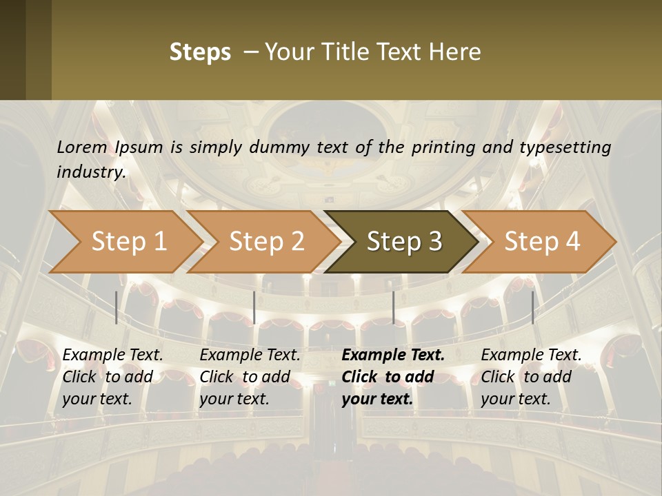 Interior Drama Balcony PowerPoint Template
