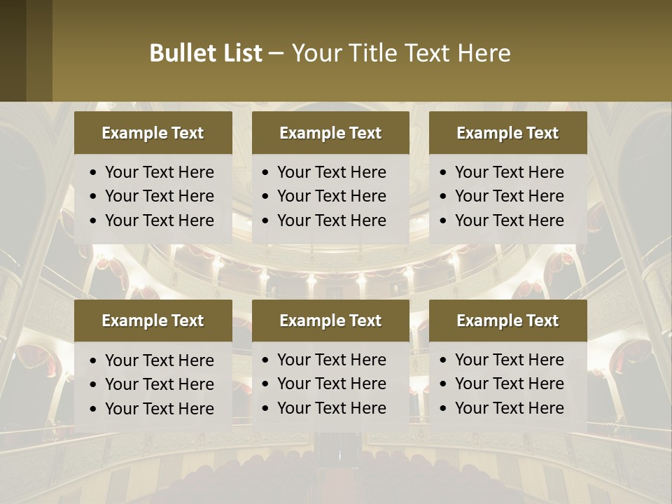 Interior Drama Balcony PowerPoint Template