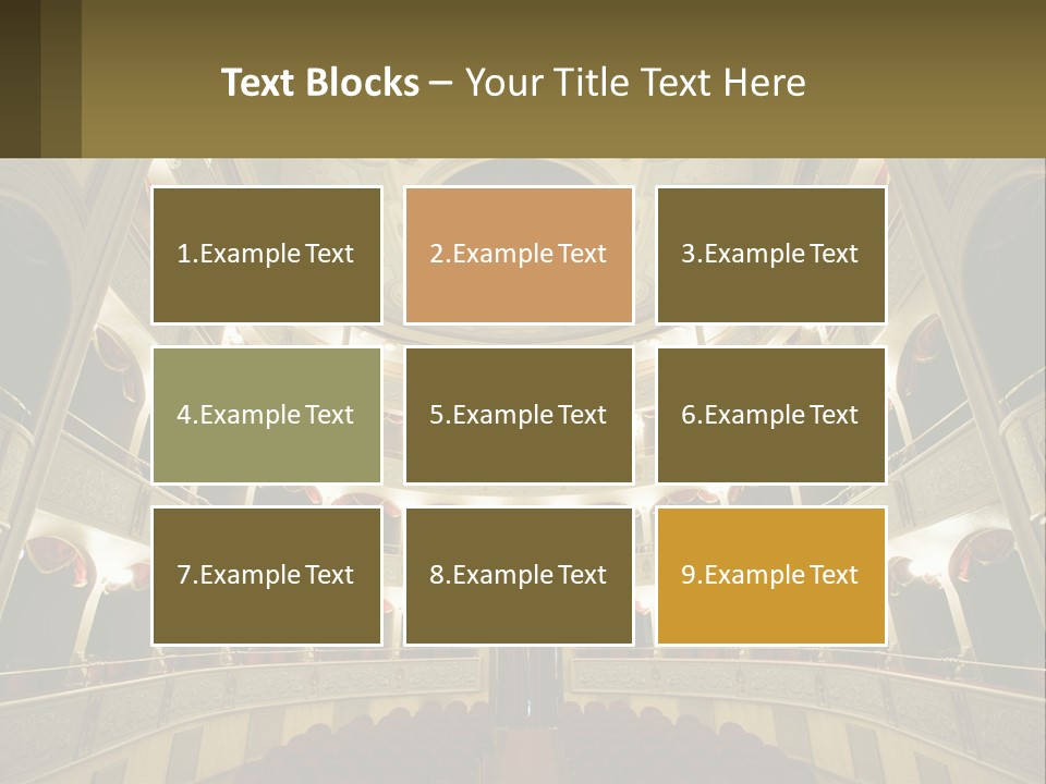 Interior Drama Balcony PowerPoint Template