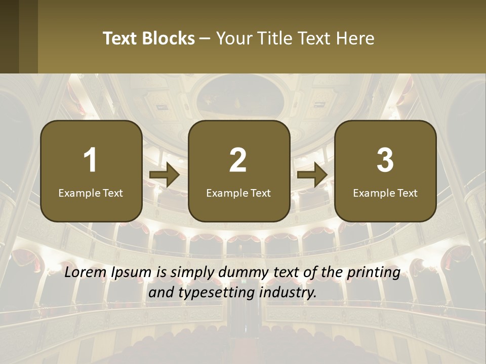 Interior Drama Balcony PowerPoint Template