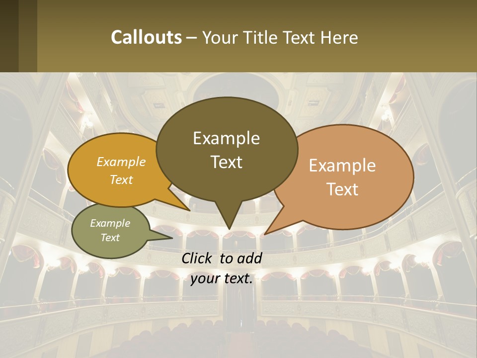 Interior Drama Balcony PowerPoint Template