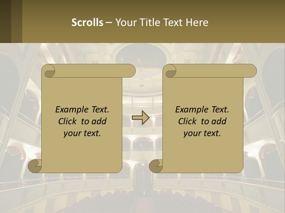 Interior Drama Balcony PowerPoint Template