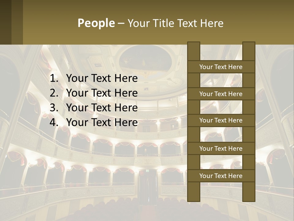 Interior Drama Balcony PowerPoint Template