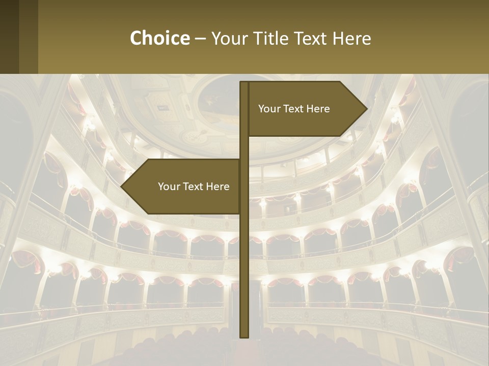 Interior Drama Balcony PowerPoint Template