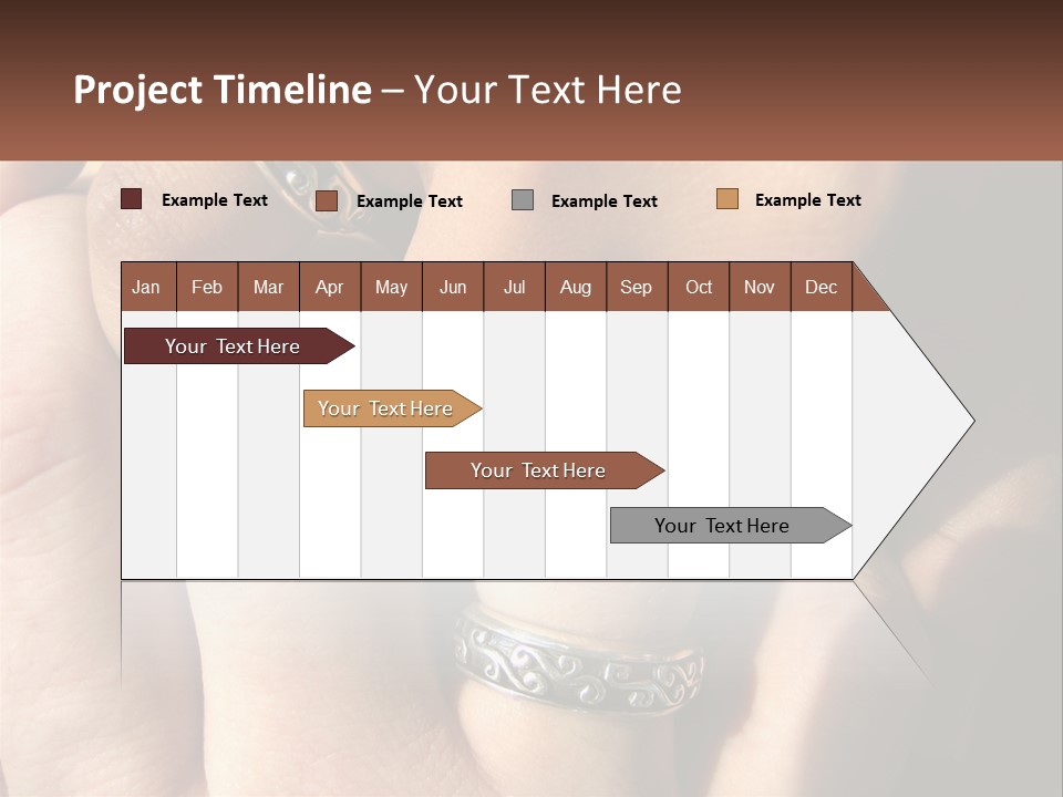 Interracial Finger International PowerPoint Template
