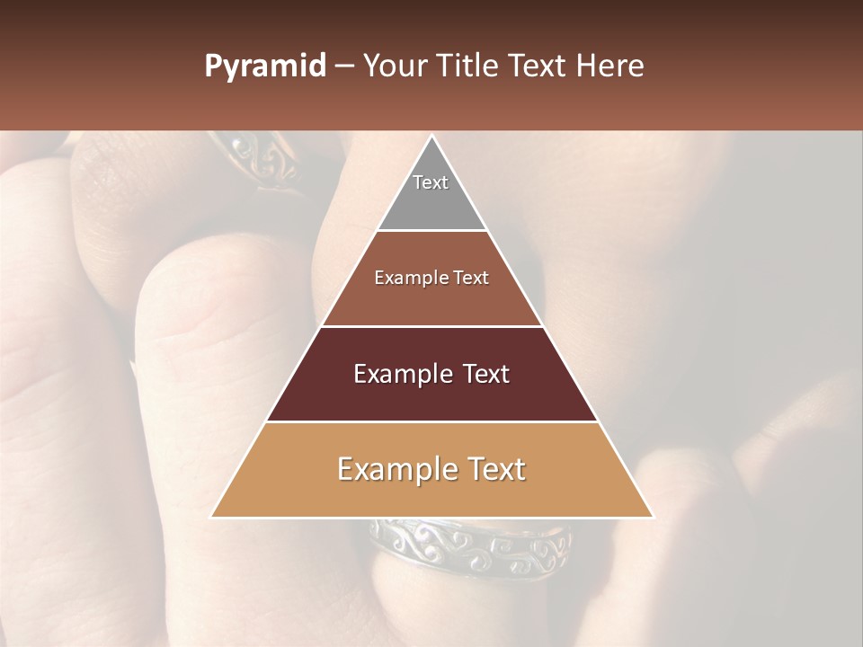 Interracial Finger International PowerPoint Template