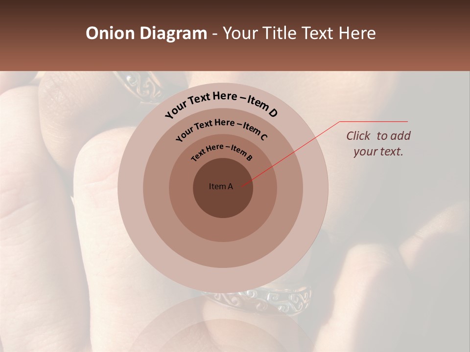 Interracial Finger International PowerPoint Template