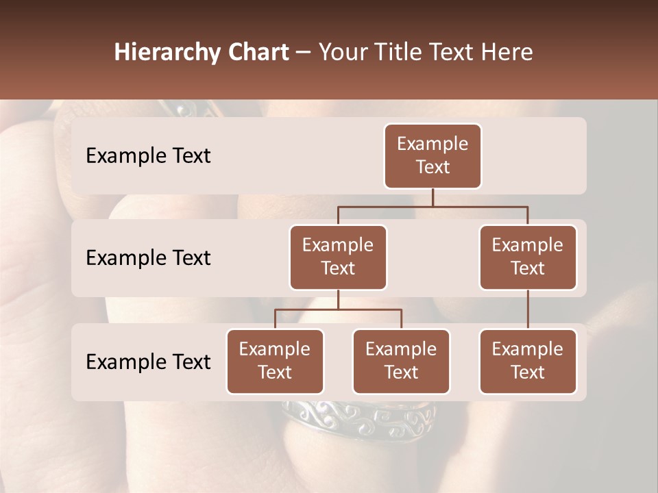 Interracial Finger International PowerPoint Template