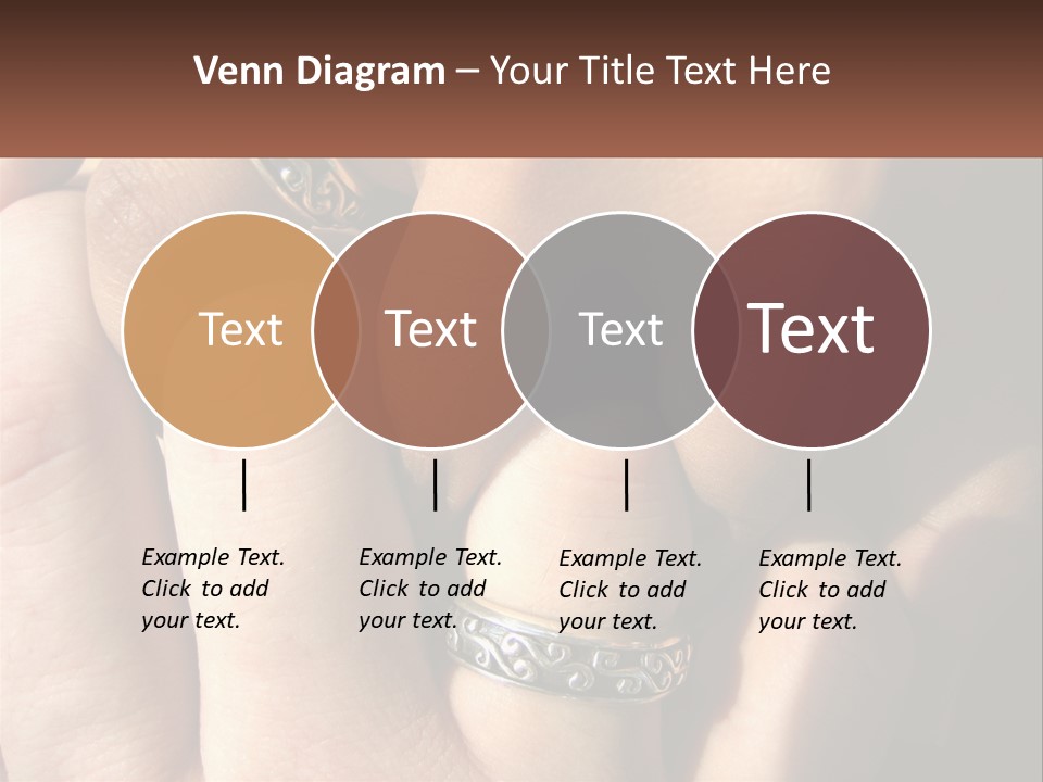Interracial Finger International PowerPoint Template