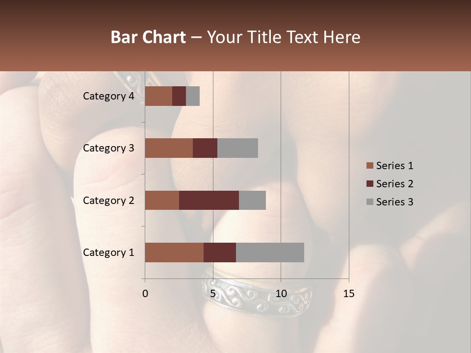 Interracial Finger International PowerPoint Template