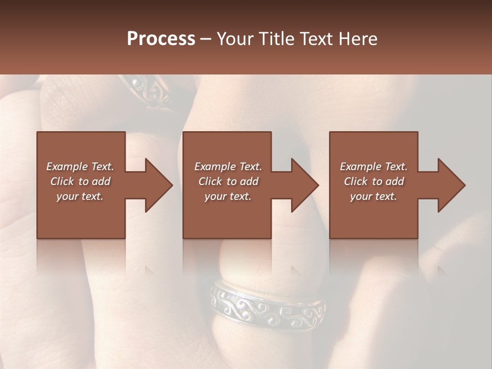 Interracial Finger International PowerPoint Template