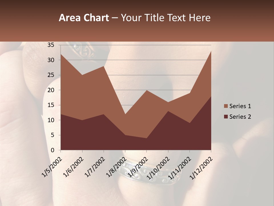 Interracial Finger International PowerPoint Template
